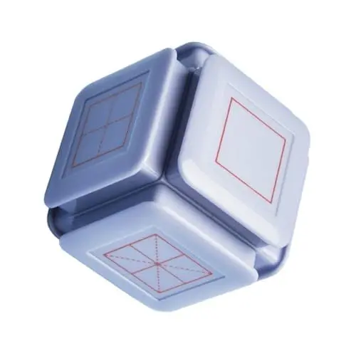 Produktbild: Vaguelly Siegel selbstfärbende Stempel Schulpreis Stempelzubehör für Scrapbooking dekorativer Stempelblock Kinder Stempel kinderstempel Bildungsstampfer pädagogische Werkzeuge Plastik Blue