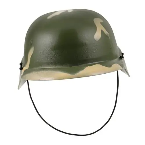 Produktbild: Vaguelly Tarnhelm Kinderhelm Soldatenhelm schutzausrüstung Kinderroller Armeehelm Militärisches Spielzeughelm Armee-Kostümzubehör Armeekostüme für Plastik Camouflage