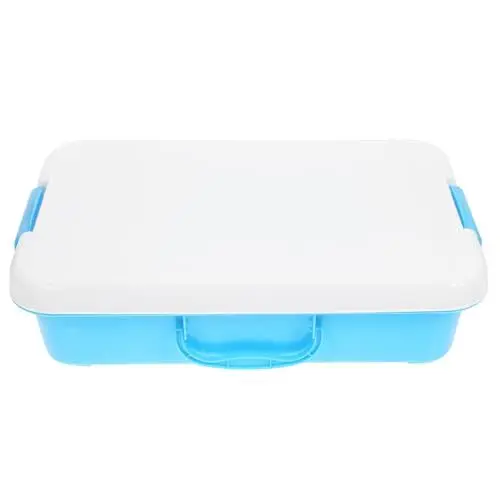 Produktbild: Vaguelly Handheld Sandbox Mit Deckel Tragbare Sandkiste Für Junge Mädchen Vielseitige Spielzeugaufbewahrung Für Indoor Und Outdoor Aktivitäten Leicht Transportierbar Und Langlebig
