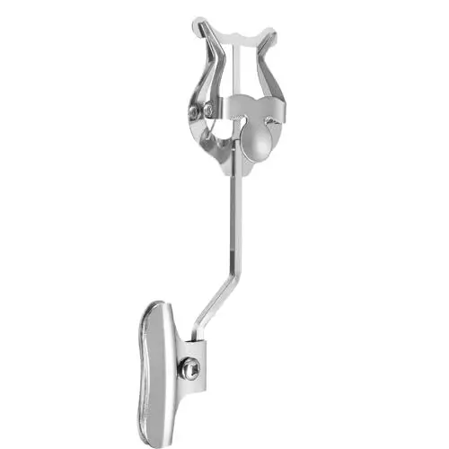 Produktbild: Vaguelly Trompete Notenständer Posaunen-Lyra Notenhalter - 18Cm Posaune -Lyra-Klemme - an Vertikaler Notenklammer Marschgabel Posaune Marschgabel Posaune Marschgabel Posaune
