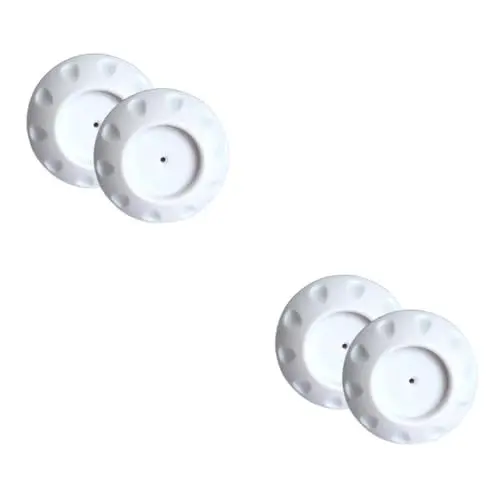 Produktbild: Vaguelly Wandstoßstangen 4 Packungen baby türhopser babygitter tür guard dog door sockelblende treppe Sicherheitswand-Stoßstangen druckmontierte Tore Baby- der Zaun Torzaun Kind Weiß