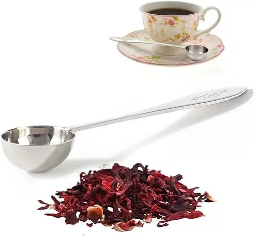 Produktbild: VAHDAM, Perfect Serve Teelöffel | 18/8 Edelstahl Teelöffel | Perfekter Messlöffel Zum Aufbrühen Von 1 Tasse Losem Blatttee | Tee Zubehör, Geschenk Für Teeliebhaber
