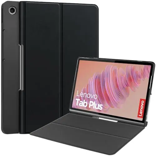 Produktbild: Vakarey für Lenovo Tab Plus Hülle,Ultradünne Hülle für Lenovo Tab Plus 11.5 Zoll 2024 TB351FU,Schwarz