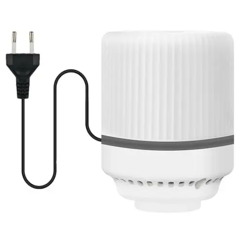 Produktbild: Vakuumpumpe für Vakuumbeutel, Tragbare Elektrische Luftpumpe für Vakuum-Aufbewahrungstasche, 30W Hocheffiziente Vakuumpumpe, Luft Vakuumpumpe mit 4.0 kPa Ultra Starke Saugkraft (Weiß)