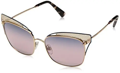 Produktbild: Valentino Damen 0VA2017 3031E6 55 Sonnenbrille, Blau (Rose Gold Blue/Trisgradientblueepinkmirror)