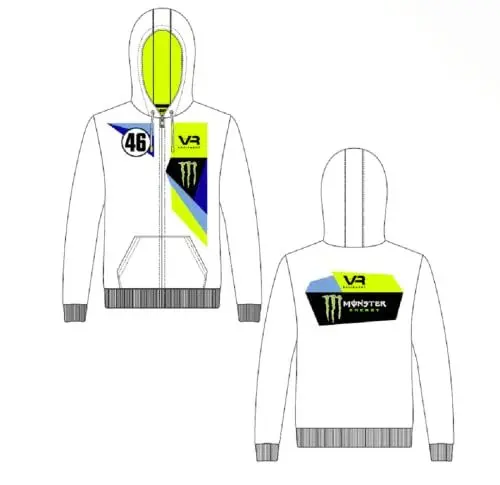Produktbild: Valentino Rossi Sweatshirt Abu Dhabi,Mann,S,Weiss