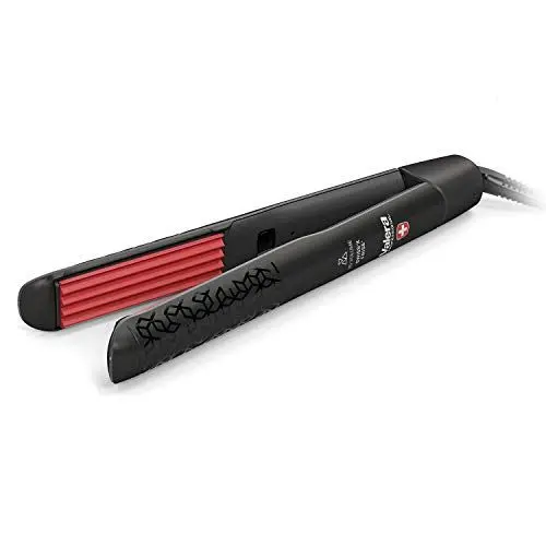 Produktbild: Valera, Swiss'X Frisé 101.04, Krepp- und Welleneisen, Profi-Gerät aus Keramik, wärmeisolierende Spitzen, Ein-/Ausschalttaste, 3m Kabel, 230°C, Schwarz