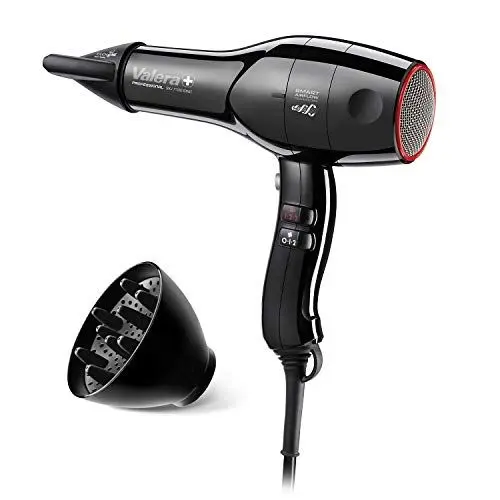 Produktbild: Valera, Swiss Silent Jet Light 7700, Professioneller Haartrockner, Föhn mit Leistungsstarkem Motor Delta-Drive, 3 Temperaturstufen, Ionen-Generator, Verdrehsicheres Super-Flex-Kabel, 2000W, Swiss Made