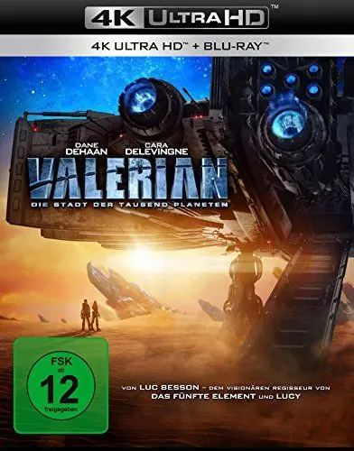 Produktbild: Valerian – Die Stadt der tausend Planeten (4K Ultra HD) + (Blu-ray)