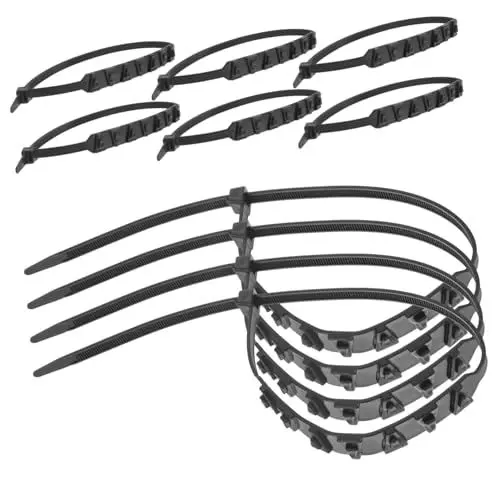 Produktbild: VALICLUD 10St Schneeketten Reifen-Traktionskette Ketten für Reifen winterreifen snow chains for cars Reifenketten für Schnee Radketten für Schnee Elektroauto Kabel Schneemobil die Kette