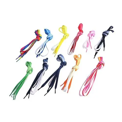 Produktbild: DEARMAMY 22 Paare Schnürsenkel mit Farbverlauf bunte turnschuhe Stiefel Schnürsenkel Mode-Sneaker schuhe pflege shoelaces Schnürsenkel für Sportschuhe Schnürsenkel für Sneaker Polyester