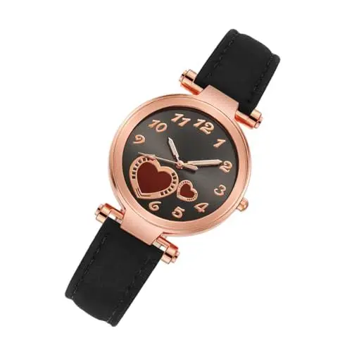 Produktbild: VALICLUD 1stück Damen Armbanduhr Casual Watch Mit Elegantem Design Hochwertiges Kunstlederarmband Präzise Quarzbewegung Bequem Und Langlebig Für Alltag Und Besondere Anlässe