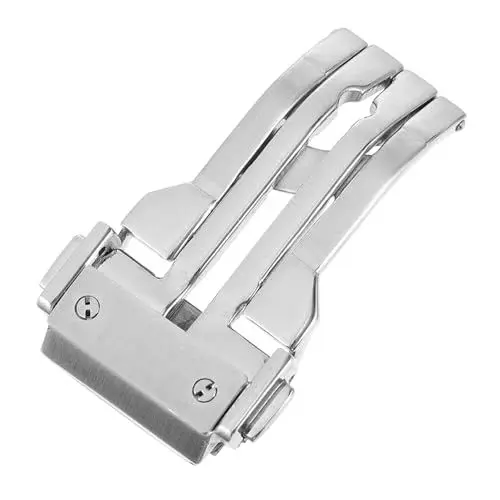 Produktbild: VALICLUD Flexible Uhrenteile Uhrenschnallen Praktische Uhrenarmbandschnallen Für Uhren 18 Mm Weiß