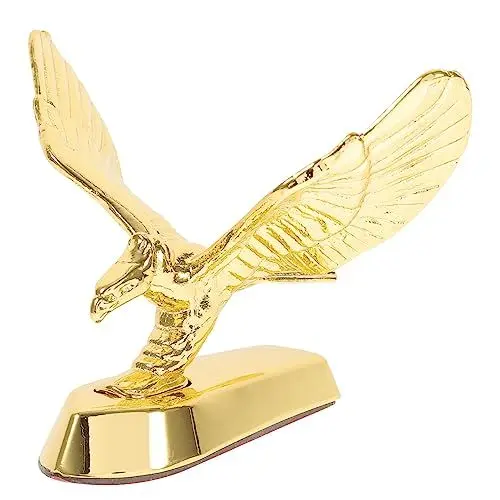 Produktbild: VALICLUD 1Stk schmücken -Kühlerfigur Metallbesatz Ornament Dekor Embleme Motorhaubenabzeichen für Motorräder Adler-Kapuzenabzeichen Elektroauto Statue Front Sandboard das Schild 3D