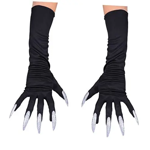Produktbild: VALICLUD Nägel Handschuhe Für Halloween Dress up Handschuhe Volle Finger Nägel Kostüm Requisiten Für Party