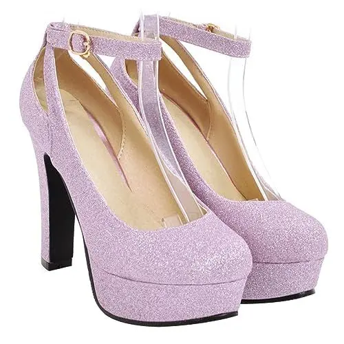 Produktbild: VALICLUD Stilvolle Mädchensandalen Klobige Absätze Für Damen Hochzeitsanlässe Größe 43