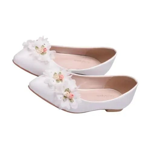 Produktbild: VALICLUD Damen-Hochzeitsschuhe Schnürschuhe Dünne Sohle Flache Schuhe Elegant Bequem Für Bräute Und Mädchen