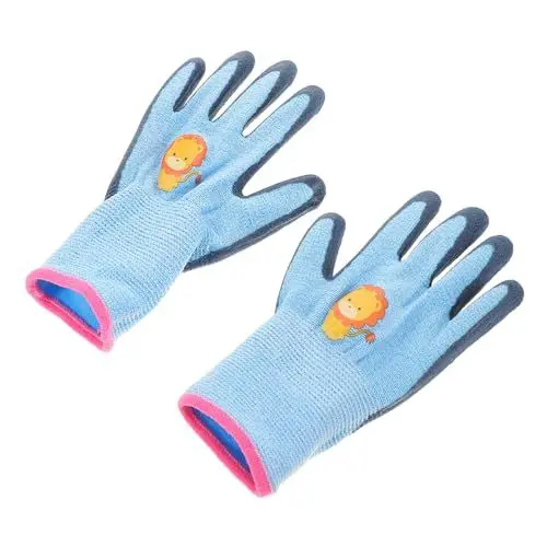 Produktbild: VALICLUD Atmungsaktive Handschuhe Für Jungen Und Mädchen Garten- Und Arbeitshandschuhe Für Kinder Pflegeleicht Maschinenwaschbar Für Jungen Und Mädchen