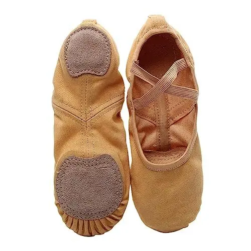 Produktbild: VALICLUD 1 Paar Tanzschuhe Ballettschuhe Sohlen Yoga-Schuhe Ballerinas Ballettfüße Taschenschuhe Barre-Schuhe Ballett Spitzenschuhe