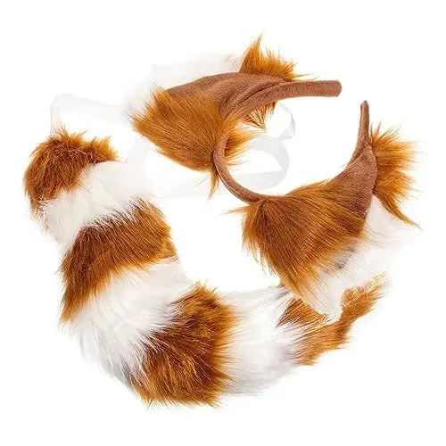 Produktbild: VALICLUD Cosplay Set Pelzigen Tier Kostüm Ohren Für Halloween Geburtstag Neue Jahr