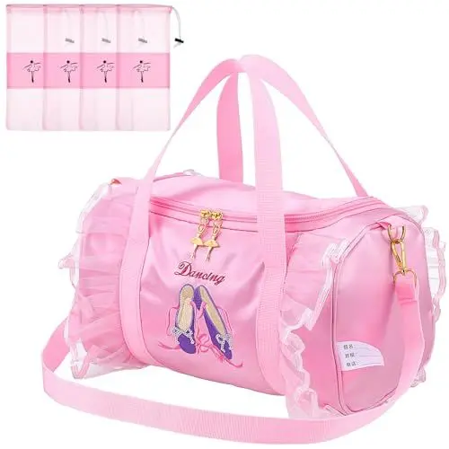 Produktbild: VALICLUD 1 Set Tanztasche Ballett-Tanztasche Große Kapazität Umhängetasche Gymnastiktasche Mit Schuhtaschen