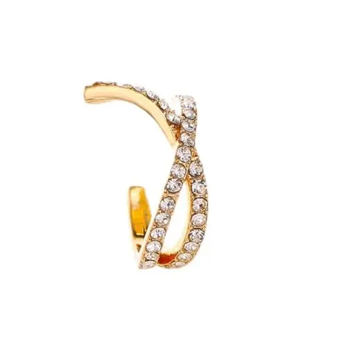 Produktbild: VALICLUD 1 Stück Weiblicher Ohrring Elegantes Ohrzubehör Ohrringe Für Frauen Kreatives Ohrzubehör Kreuzohrring Ohrdekoration Ohrknochen Ohrzubehör Kreuz U Förmiger Ohrclip