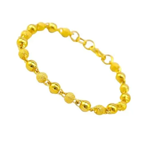 Produktbild: VALICLUD Elegantes Armband Mit Runden Perlen – Rein Plattiert Damenmodeschmuck Trendiges Accessoire