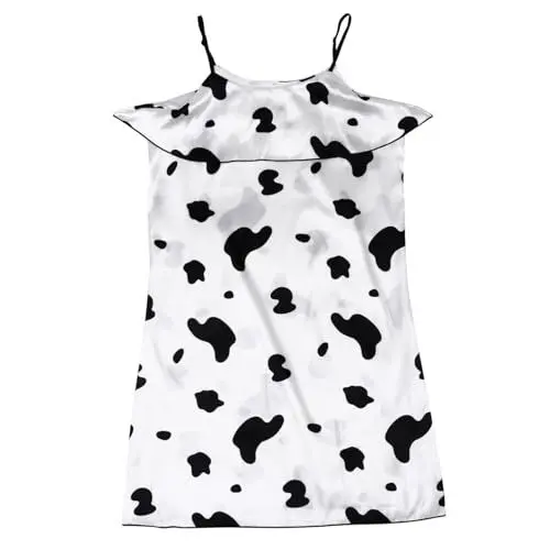 Produktbild: VALICLUD 1stück Nachtkleid Polyester Lockeres -Design Lässige Schlafmode Für Zuhause Als Nachtwäsche Für Damen Und