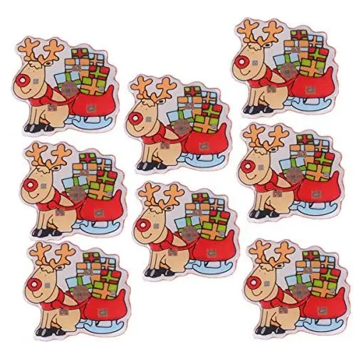 Produktbild: VALICLUD 25 Stk Weihnachtsbroschen Mit Glitzer Weihnachtsschmuck Geschenk Krippennadel Urlaub Ansteckblume Weihnachten Led Blinkende Brosche Weihnachtsbaum Brosche Scheinen Spielzeug Kind
