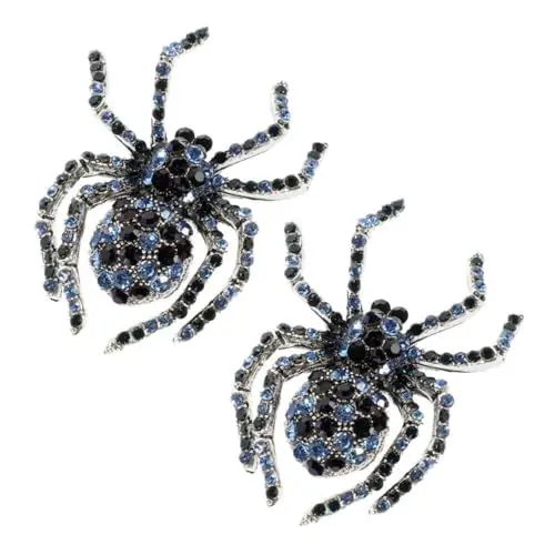 Produktbild: VALICLUD Gothic-spinnenbrosche für Damen und Herren Retro-deko-anstecknadel für Halloween Cosplay und Events