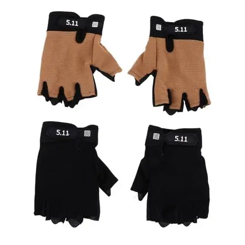 Produktbild: VALICLUD 2 Paar Fitness Halbfinger-Handschuhe atmungsaktive Trainingshandschuhe gepolsterte Fahrradhandschuhe Fitness Handschuhe fitnesshandschuhe rutschfeste Hebehandschuhe Sporthandschuhe