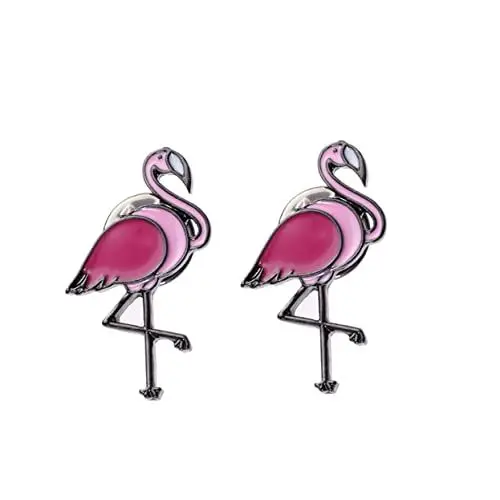Produktbild: VALICLUD Flamingo Broschen Cartoon Anstecknadeln Schmuck Accessoires Für ädchen Lustige Alloy Kleidung Broschen Pins