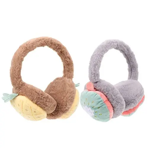 Produktbild: VALICLUD 2 Stück Ohrenwärmer Ohrenschützer Bequemer Ohrenwärmer Muff Winter Warmer Ohrenwärmer Outdoor Plüsch Ohrenschützer Kreativer Ohrenschützer Bequemer Plüsch Ohrenschützer