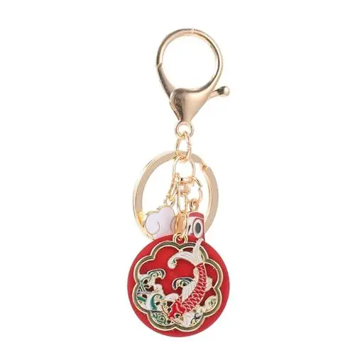 Produktbild: VALICLUD Schlüsselanhänger Auto-schlüsselanhänger Karpfen-schlüsselanhänger Taschenanhänger Leicht Elegant Schlüsselanhänger Armband
