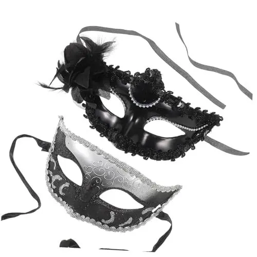 Produktbild: VALICLUD Maskerade-set Für Paare Frauen Und Männer Venezianischer Stil Halbparty Karnevalskostüme