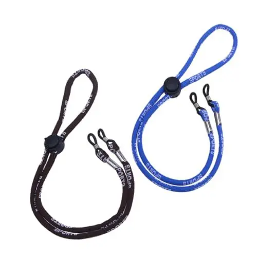 Produktbild: VALICLUD 2st Seil Für Sportbrillen Brillenzubehör Brillenkette Brillenhalterriemen Brillenbänder Schnüre Verstellbare Brillenhalterungen Brillenschnüre Sonnenbrillenhalter Brillenband Nylon