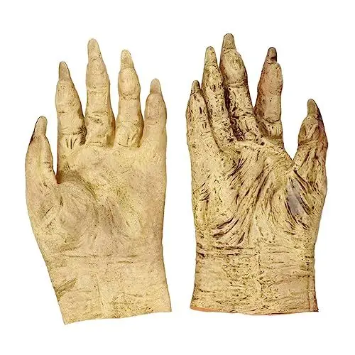 Produktbild: VALICLUD 2st Vinyl-handschuhe Halloween-vollfingerhandschuhe Halloween Beast Nagelhandschuhe Halloween-monsterkostüm Halloween-biest-nagelhandschuhe Fingernagel-handschuhe Bilden Das Biest