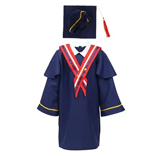 Produktbild: VALICLUD 3St Junggesellenabschiedskleidung für Kinder Abschlusskleid Abiturmütze formelle Kleidung Kinderkleidung Abschlussuniform für Kinder Abschlussklamotten für Kinder Abschlussfoto