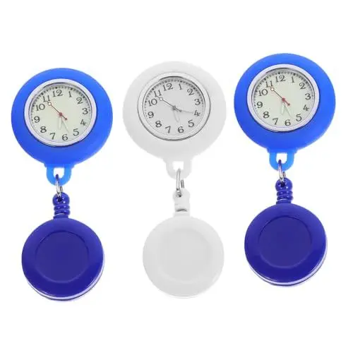 Produktbild: VALICLUD Unisex-Uhr Taschenuhr Einziehbare Dehnbare Uhr Rundes Design Für Ärzte Und Zufälligen Stil