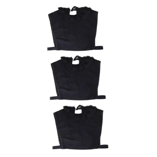 Produktbild: VALICLUD 3 Stk weißer abnehmbarer Kragen gefälschter Blusenkragen Hemdkragen Kragen für Mädchen kropfkette Detachable collar abnehmbarer gefälschter Kragen Halbhemd mit abnehmbarem Kragen