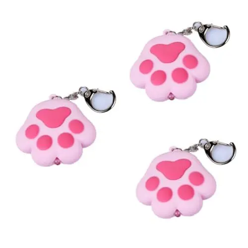 Produktbild: VALICLUD 3 Stück LED Schlüsselanhänger Mit Katzenkralle LED Taschenlampe Schlüsselanhänger Schlüsselanhänger Für Kinder LED Taschenlampen Niedliche Katzen Taschenlampe LED Licht