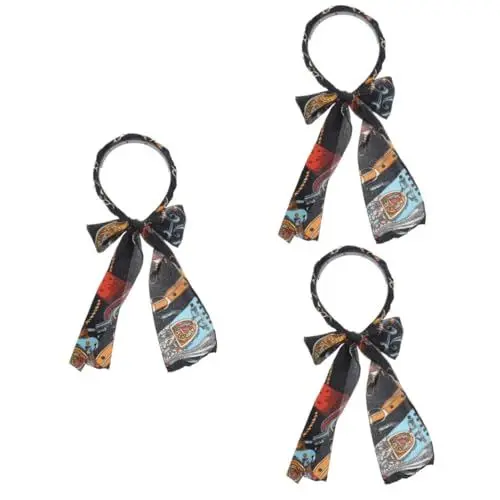 Produktbild: VALICLUD 3 Stück Retro-Streamer-Stirnband Zopfzubehör Hochzeits-Stirnband Yoga Geflochtene Bänder Satin-Haargummi Geflochtene Stirnbänder Mädchen-Accessoires Damen-Haarband