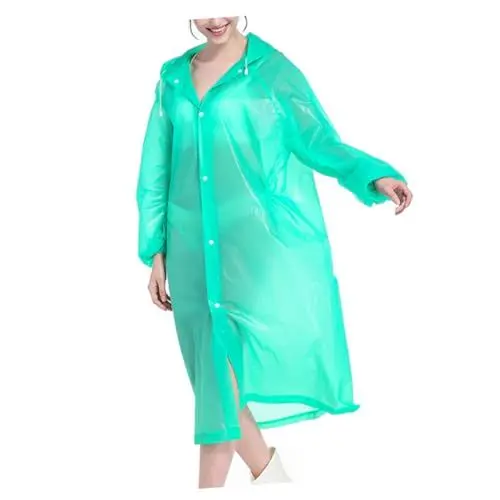 Produktbild: VALICLUD 5St wimperntusche Light Raincoat raincover The Trip Regenbekleidung Angeln Regenmantel Regenanzug zum Angeln Regenjacke Poncho tragbarer Regenmantel Reisen