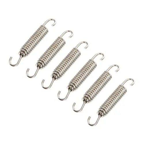 Produktbild: VALICLUD 6St Feder auspuffanlage frühling -Expansionskammer Auspuffrohr Auto-Tuning-Teile entsprungen umrüsten Abgassystem rotieren Rostfreier Stahl