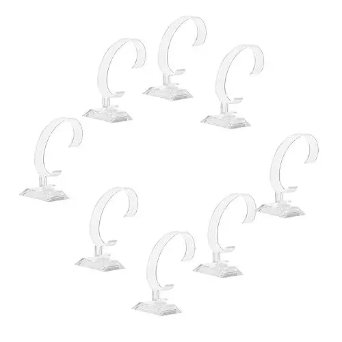 Produktbild: VALICLUD 8st Uhrenständer Einfacher Präsentationsständer Uhrenhalter Präsentationsständer Für Uhren Armbandständer Displayhalter Für Uhren Ausstellungsständer Für Armband Schmuck Abs