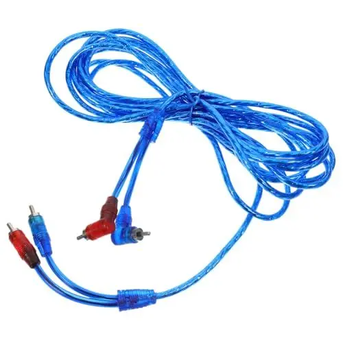 Produktbild: VALICLUD Audiokabel RCA-Audiokabel Kfz-Elektronikzubehör Kopfhörerkabel Cinch-Kabel Stereo-Klinkenkabel Hilfskabel für Auto Wagen Verstärkerkabel Verlängerungskabel Audioleitung Gummi