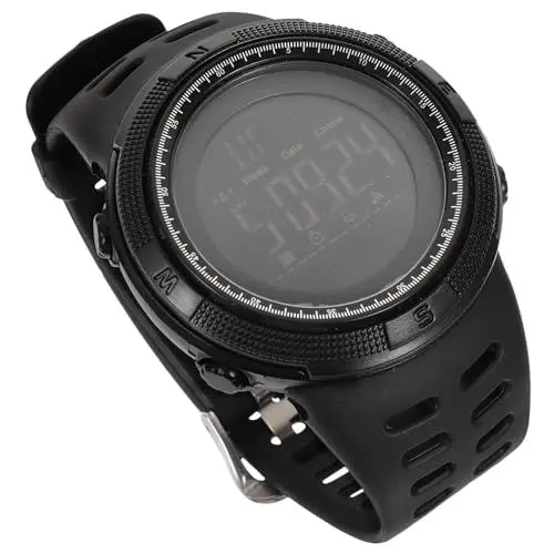 Produktbild: VALICLUD Bergsteigeruhr Outdoor Uhr mit Schrittzähler Digitale Sportuhr Wasserfest 50m Großes Display für Männer und Jungen
