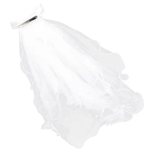Produktbild: VALICLUD Brautschleier Hochzeitsschleier Spitze Brautjungfernschleier Für Junggesellinnenabschied Hochzeitsfotografie Schleier Für Frauen