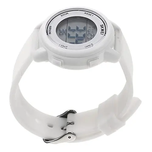 Produktbild: VALICLUD Digital Anzeige Sport Uhr Elektronische Uhr Für Kinder Digitale Armbanduhr Kinderuhr Mädchen Sehen Jungenuhren Im Alter Von 7-10 Armbanduhr Für Kinder Jungs Uhren Sportuhr Abs Weiß