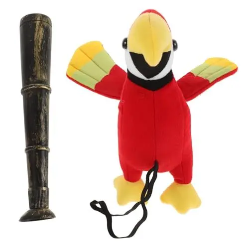 Produktbild: VALICLUD Einzigartiges Piratenkostüm-zubehör Papagei Stofftier Spielzeug Kinder-piratenkostüme Für Jungen Und Mädchen